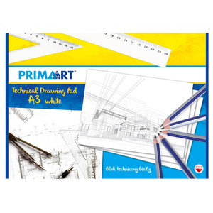 Prima Art Technical Drawing Pad A3 10 White Sheets 1pc