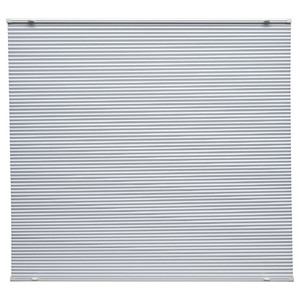 HORNVALLMO Block-out pleated blind, white/top-down bottom-up, 60x130 cm