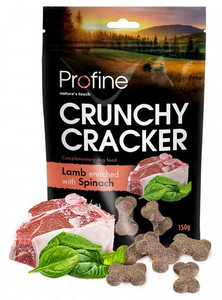Profine Crunchy Cracker Dog Snack Lamb & Spinach 150g
