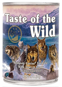 Taste of the Wild Wetlands Canine Fowl in Gravy Dog Wet Food 390g
