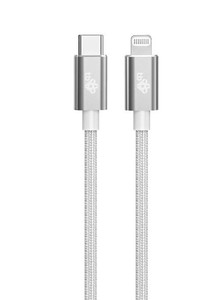 TB Cable Lightning MFi - USB-C 1m, silver