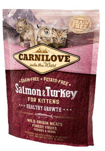 Carnilove Cat Food Salmon & Turkey for Kittens 400g