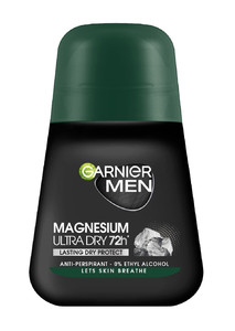 Garnier Men Deodorant Roll-on Magnesium Ultra Dry 72h - Lasting Dry Protect 50ml