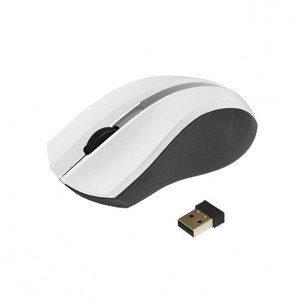 ART Wireless Optical Mouse USB-AM-97B, white/black