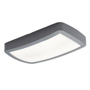 Colours LED Ceiling Lamp Edin 5000 K 22 cm, grey