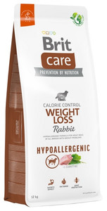Brit Care Hypoallergenic Dog Weight Loss Rabbit Dry Dog Food 12kg