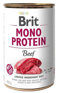 Brit Mono Protein Beef Wet Food for Dogs 400g