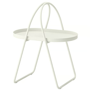 MÅBÄRSSKÄR Coffee table, outdoor indoor/white, 61x41 cm