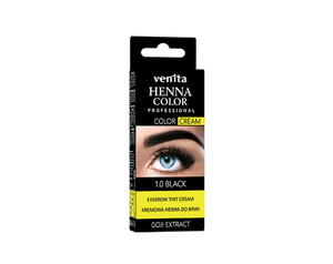 VENITA Henna Color Eyebrow Tint Cream - 1.0 Black