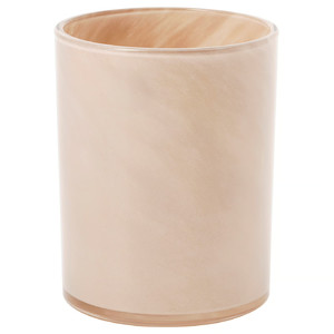 VINDSTILLA Candle holder, beige, 15 cm