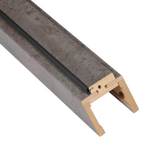 Adjustable Door Frame Header 100-140 mm 70, dark concrete