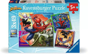 Ravensburger Children's Puzzle 3x49 pieces Spiderman 5+