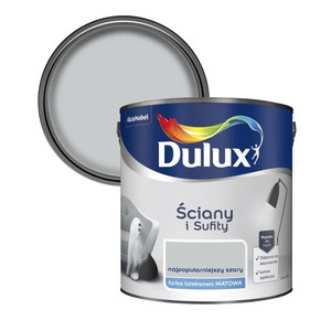 Dulux Walls & Ceilings Matt Latex Paint 2.5l popular grey