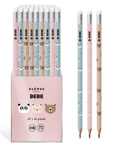HB Pencil with Eraser BB Friends Girl 72pcs
