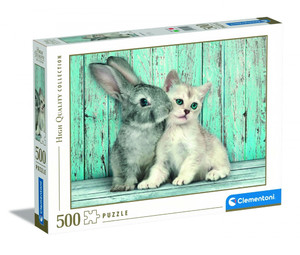 Clementoni Jigsaw Puzzle Cat & Rabbit 500pcs 10+