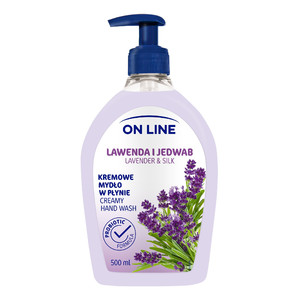 On Line Creamy Hand Wash Lavender & Silk 500ml