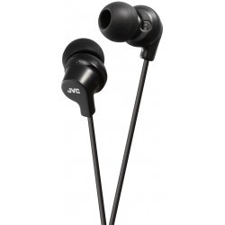 JVC Inner-ear Headphones with Powerful Sound HA-FX10, black
