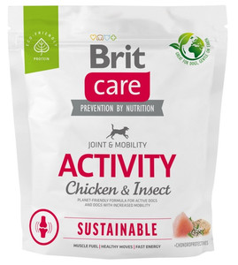 Brit Care Sustainable Activity Chicken & Insect Dog Dry Food 1kg