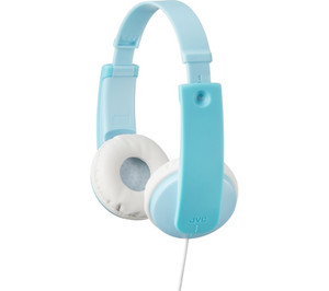 JVC Kid's Headphones HA-KD7, mint blue & white