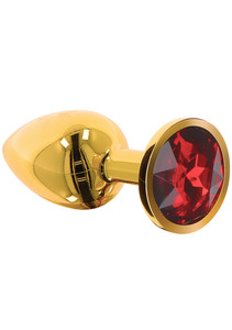 Taboom Butt Plug With Diamond Jewel Gold L