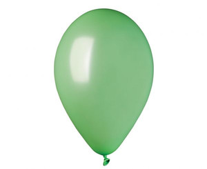 Balloons Metallic 10" 100pcs, mint green