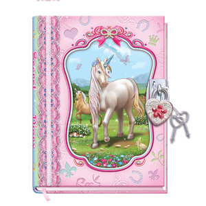 Pulio Diary with Padlock Unicorns 6+
