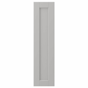 LERHYTTAN Door, light grey, 20x80 cm