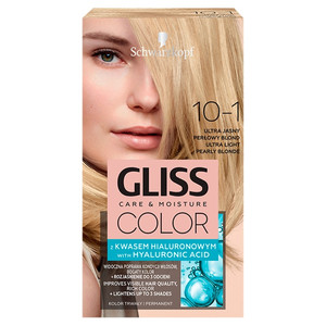 Schwarzkopf Gliss Color Permanent Hair Colour no. 10-1 Ultra Light Pearly Blonde