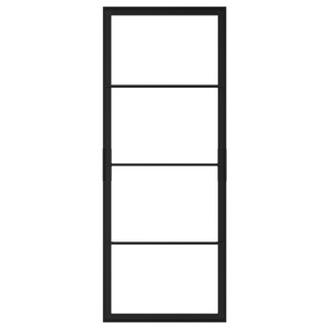 SKYTTA Sliding door frame, black, 77x196 cm