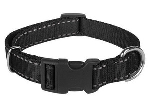 CHABA Reflective Dog Collar Size 20, black