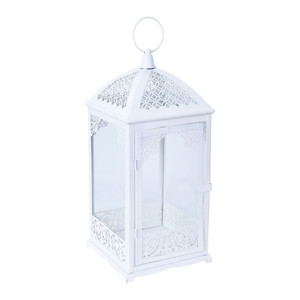 Lantern, large, white