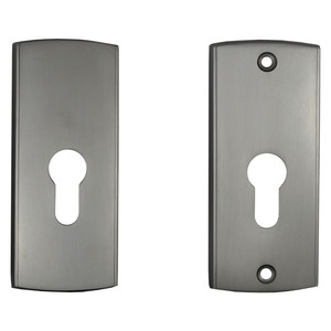 Schaffner Door Escutcheon Cesare Yale, matt nickel