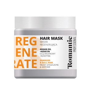 Romantic Professional Hair Mask for Damaged Hair Argan Oil & Keratin 500ml