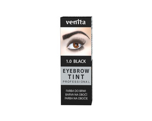 VENITA Eyebrow Tint Henna Professional Eyebrow Tint 1.0 Black