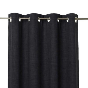 Curtain GoodHome Novan 140x260cm, black