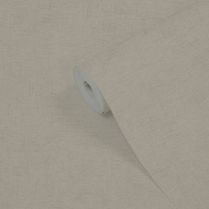 GoodHome Vinyl Wallpaper on Fleece Moivre, beige