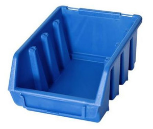 Small Organizer Bin Ergobox 2, 116x161x75 mm, blue