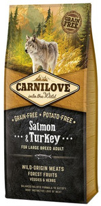 Carnilove Dog Food Salmon & Turkey Large Adult 12kg