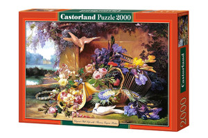 Castorland Jigsaw Puzzle Copy of Elegant Still Life with Flowers, Eugene Bidau 2000pcs 9+