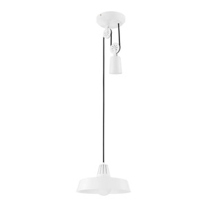 GoodHome Pendant Lamp Yarra E27, white