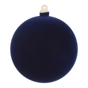 Christmas Bauble 80, plastic, dark blue