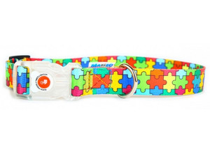 Matteo Dog Collar LED Buckle 20mm, puzzle