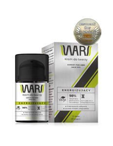 Wars Expert for Men Energizing Face Cream 98% Natural Vegan 50ml