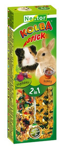 Nestor Rodent Sticks - Vegetables, Honey 2pcs
