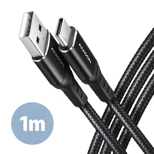 AXAGON USB Cable BUCM-AM10AB cable USB-C to USB-A 1m USB