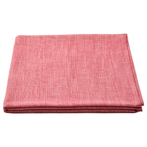 SVARTSENAP Tablecloth, pink-red, 145x240 cm