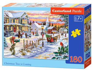 Castorland Children's Puzzle Christmas Tree Is Coming 180pcs 7+