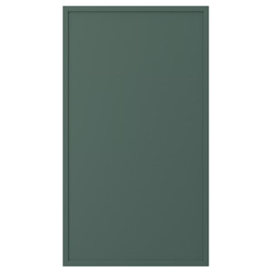 ASPUDDEN Front for dishwasher, dark grey-green, 45x80 cm