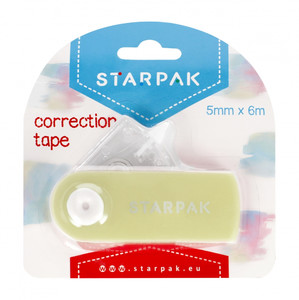 Starpak Correction Tape 5mm x 6m, green