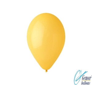 Balloons Pastel 10" 100pcs, dark yellow